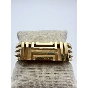 Tori Burch Fitbit Hinged Bracelet Gold Tone